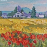 Olga Zakharova Art - Landscape - Tulips Field