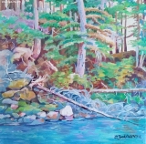 Olga Zakharova Art - Landscape - Mountain River