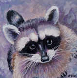 Olga Zakharova Art - Animals - Raccoon-Hypnotist