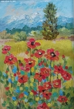 Olga Zakharova Art - Miniature - Poppies Field