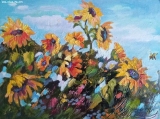 Olga Zakharova Art - Floral - Sunflower Dance