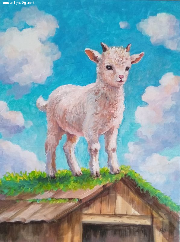 Goat on the Roof