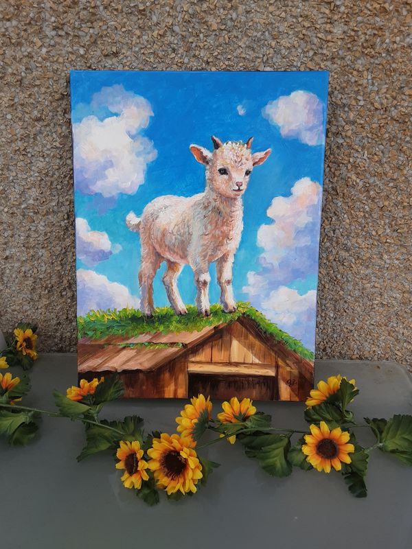 Goat on the Roof