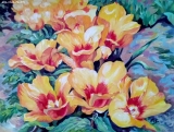 Olga Zakharova Art - Floral - Heart of Gold Tulips
