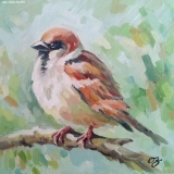 Olga Zakharova Art - Animals - The Sparrow
