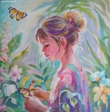 Olga Zakharova Art - Portrait - In Tropical Garden