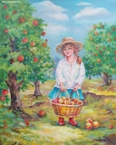 Olga Zakharova Art - Portrait - Apple Harvest