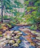Olga Zakharova Art - Landscape - Mountain River