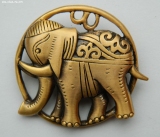 Olga Zakharova Jewellery - Brooches - Rare Elephant Brooch Marked V&A