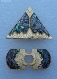 Olga Zakharova Jewellery - Brooches - Signed Duri, Art Deco Stile 2 Brooches