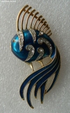 Olga Zakharova Jewellery - Brooches - Vintage FAC signet Angel Blue Fish Brooch, Fifth Avenue, Butler Family