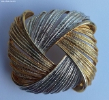 Olga Zakharova Jewellery - Brooches - Similar Monet Silver and Gold Big sqered Brooch